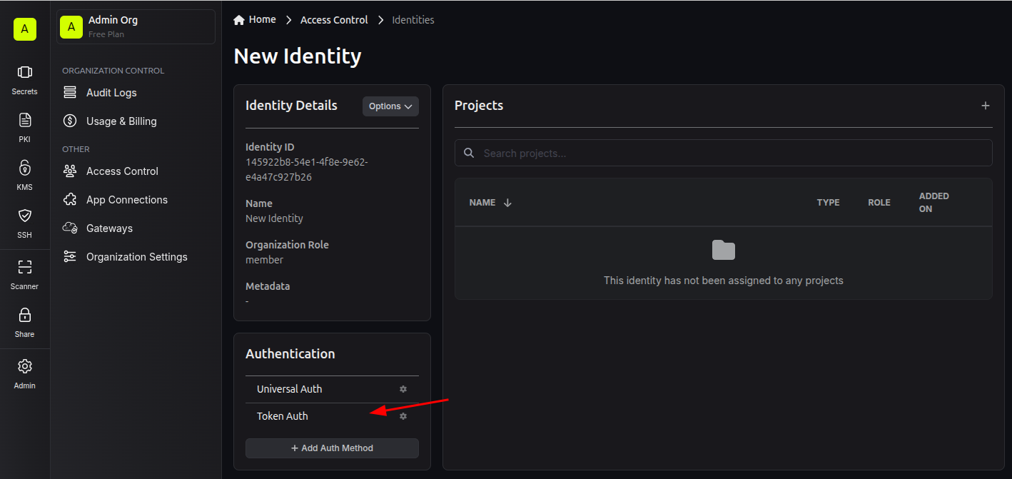 Create a token